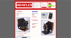 Desktop Screenshot of adaflex.com